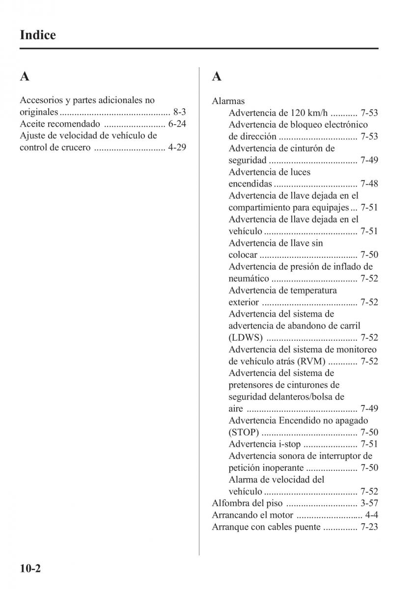 Mazda CX 5 manual del propietario / page 627