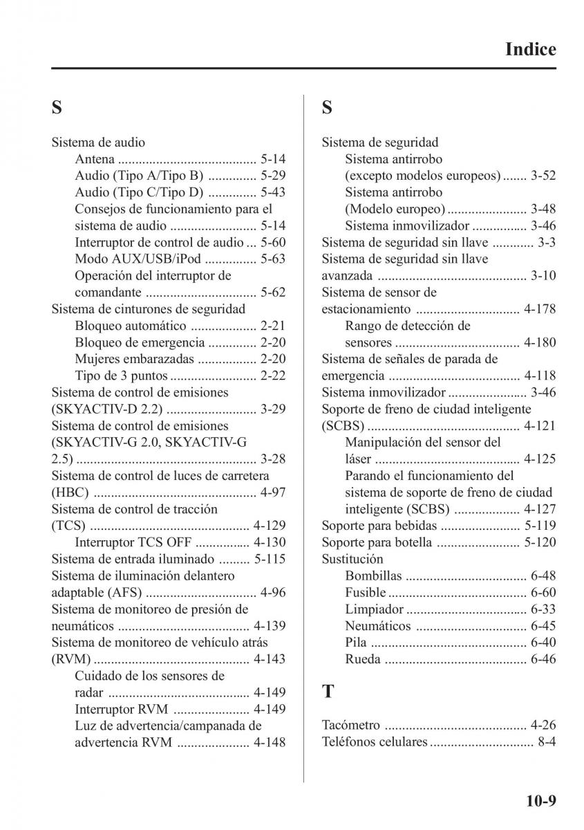 Mazda CX 5 manual del propietario / page 634