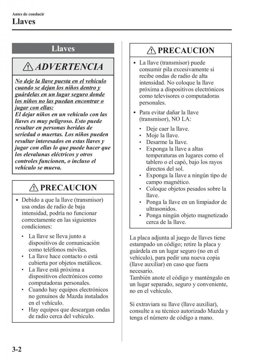 Mazda CX 5 manual del propietario / page 79