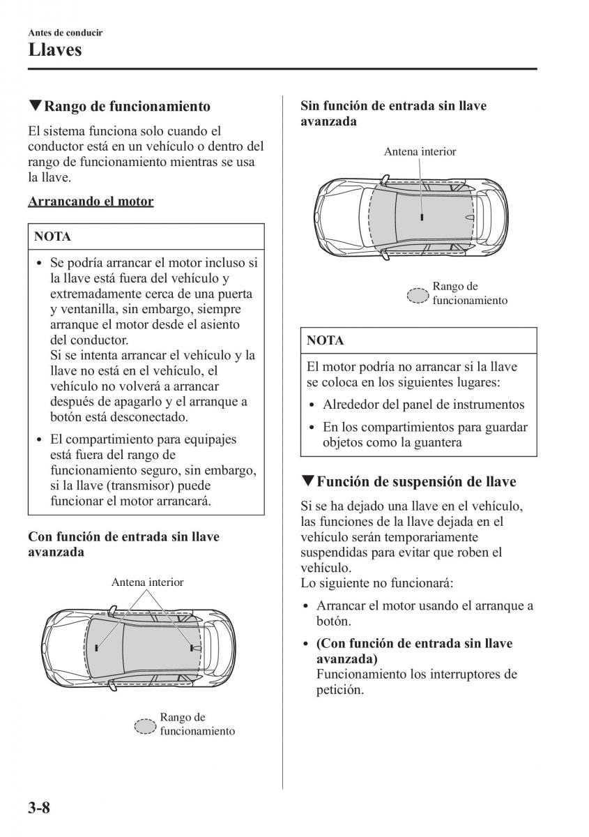 Mazda CX 5 manual del propietario / page 85