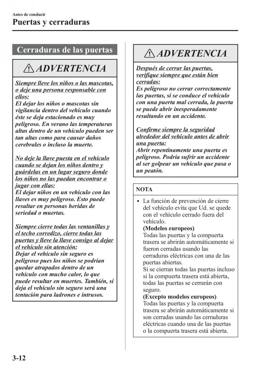 Mazda CX 5 manual del propietario / page 89