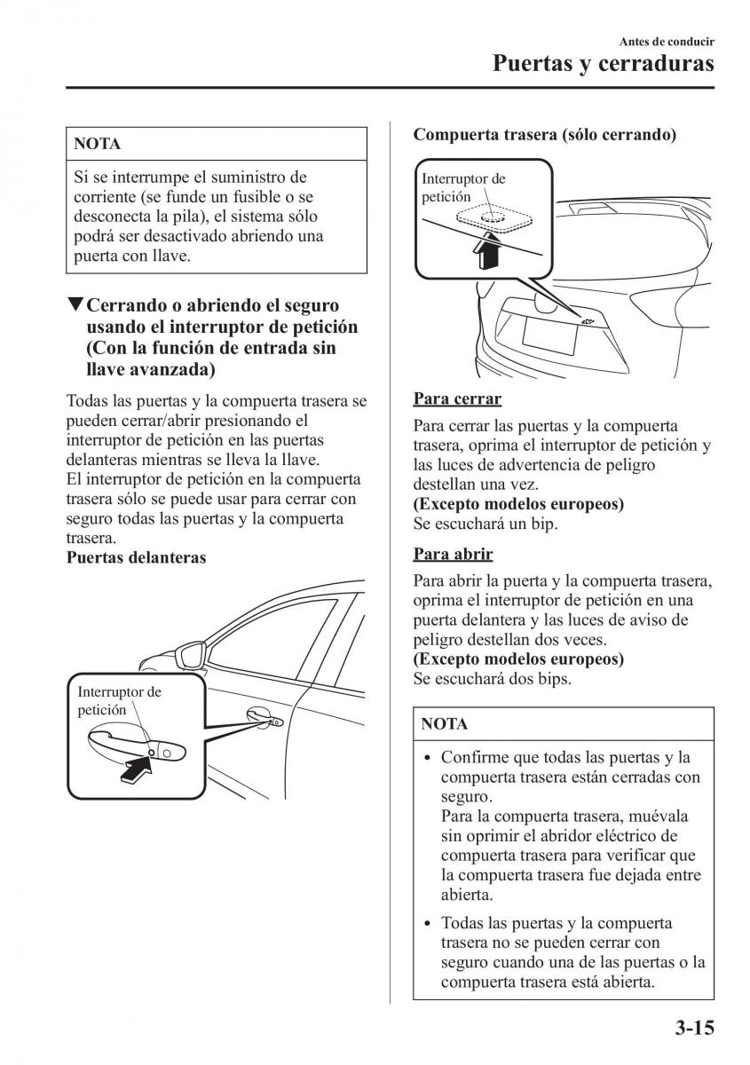 Mazda CX 5 manual del propietario / page 92