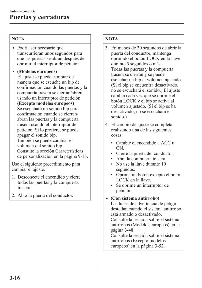 Mazda CX 5 manual del propietario / page 93