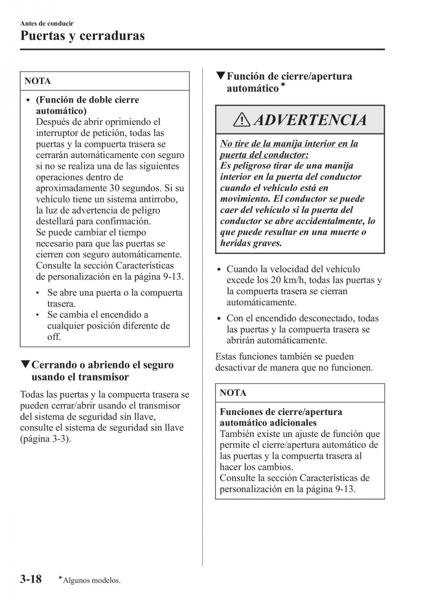 Mazda CX 5 manual del propietario / page 95