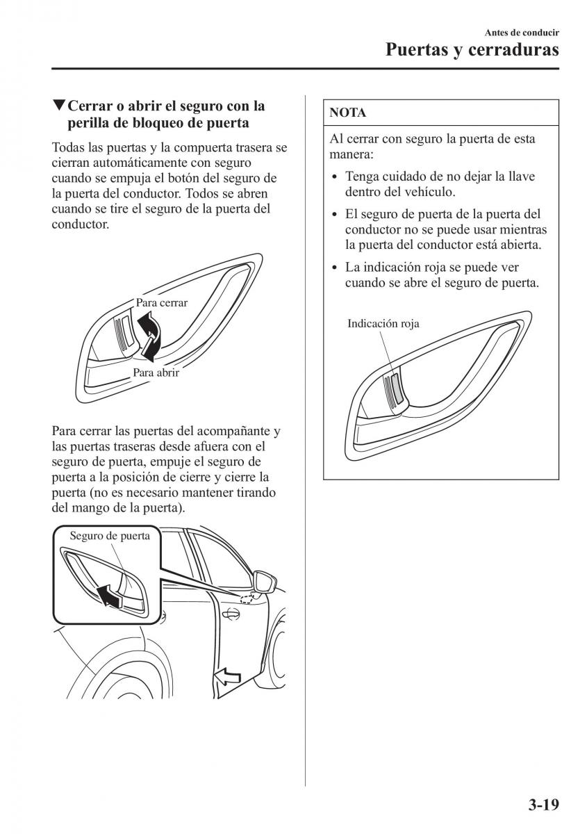 Mazda CX 5 manual del propietario / page 96