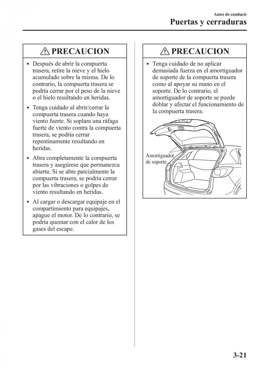 Mazda CX 5 manual del propietario / page 98