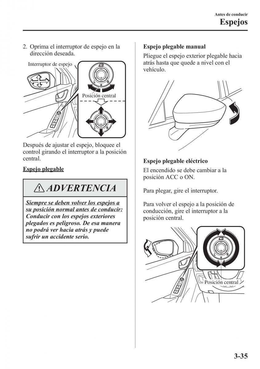 Mazda CX 5 manual del propietario / page 112