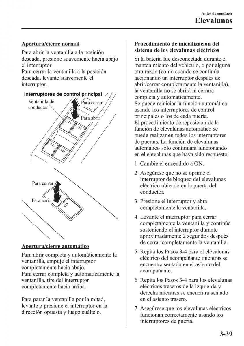 Mazda CX 5 manual del propietario / page 116