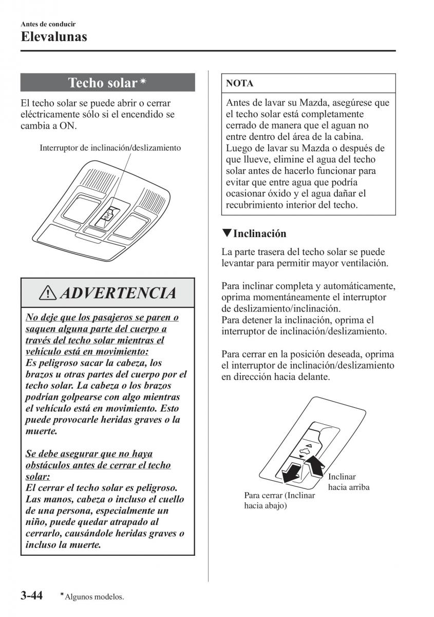 Mazda CX 5 manual del propietario / page 121