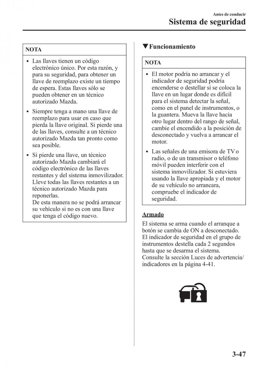 Mazda CX 5 manual del propietario / page 124