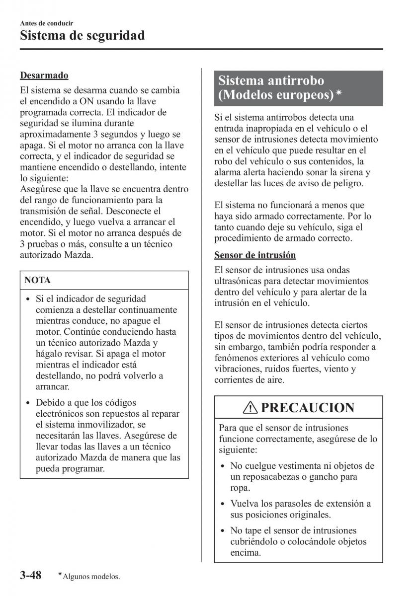 Mazda CX 5 manual del propietario / page 125