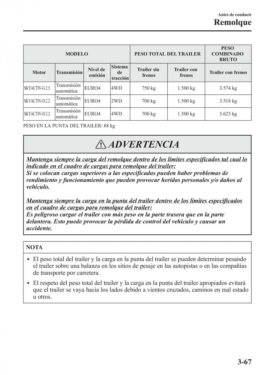 Mazda CX 5 manual del propietario / page 144