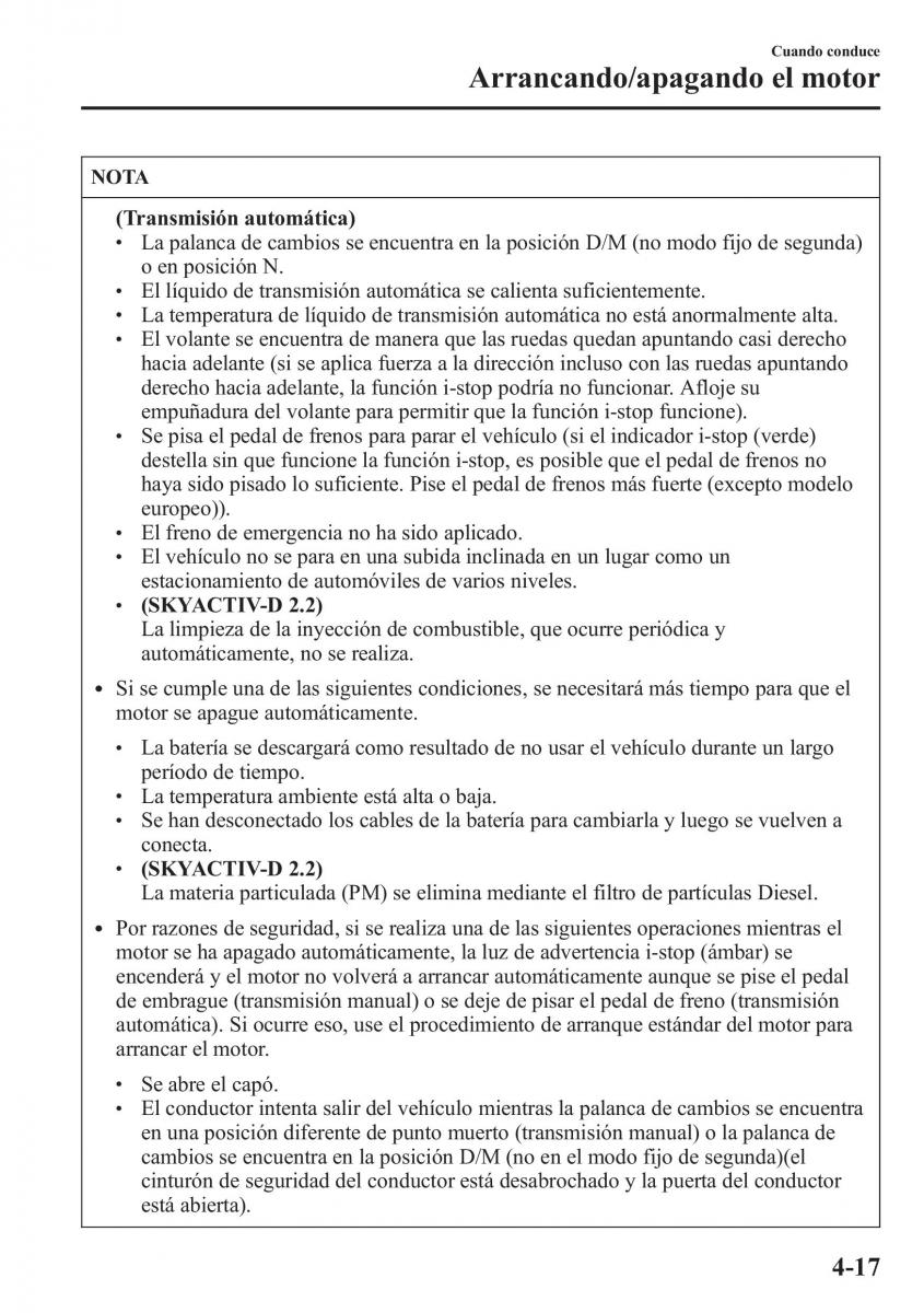 Mazda CX 5 manual del propietario / page 166