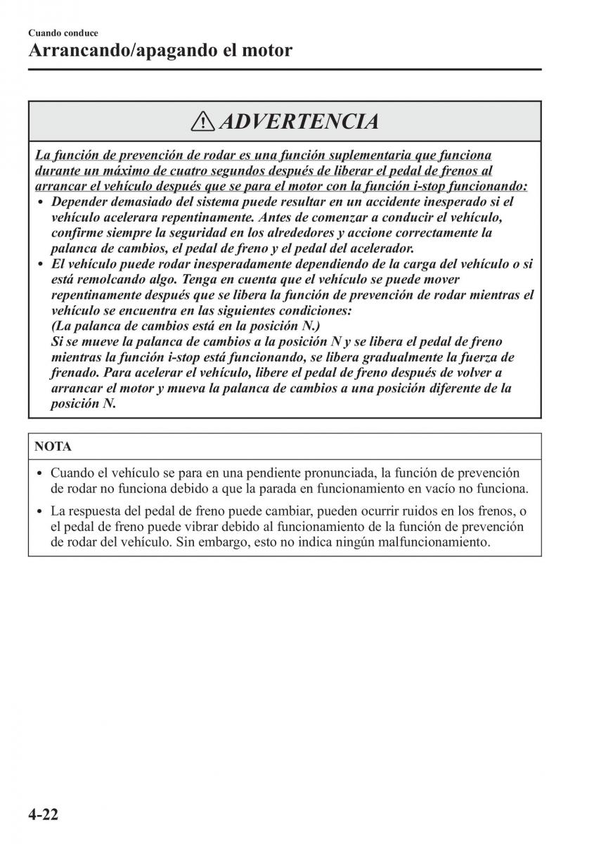 Mazda CX 5 manual del propietario / page 171