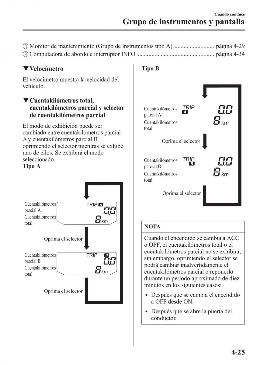 Mazda CX 5 manual del propietario / page 174