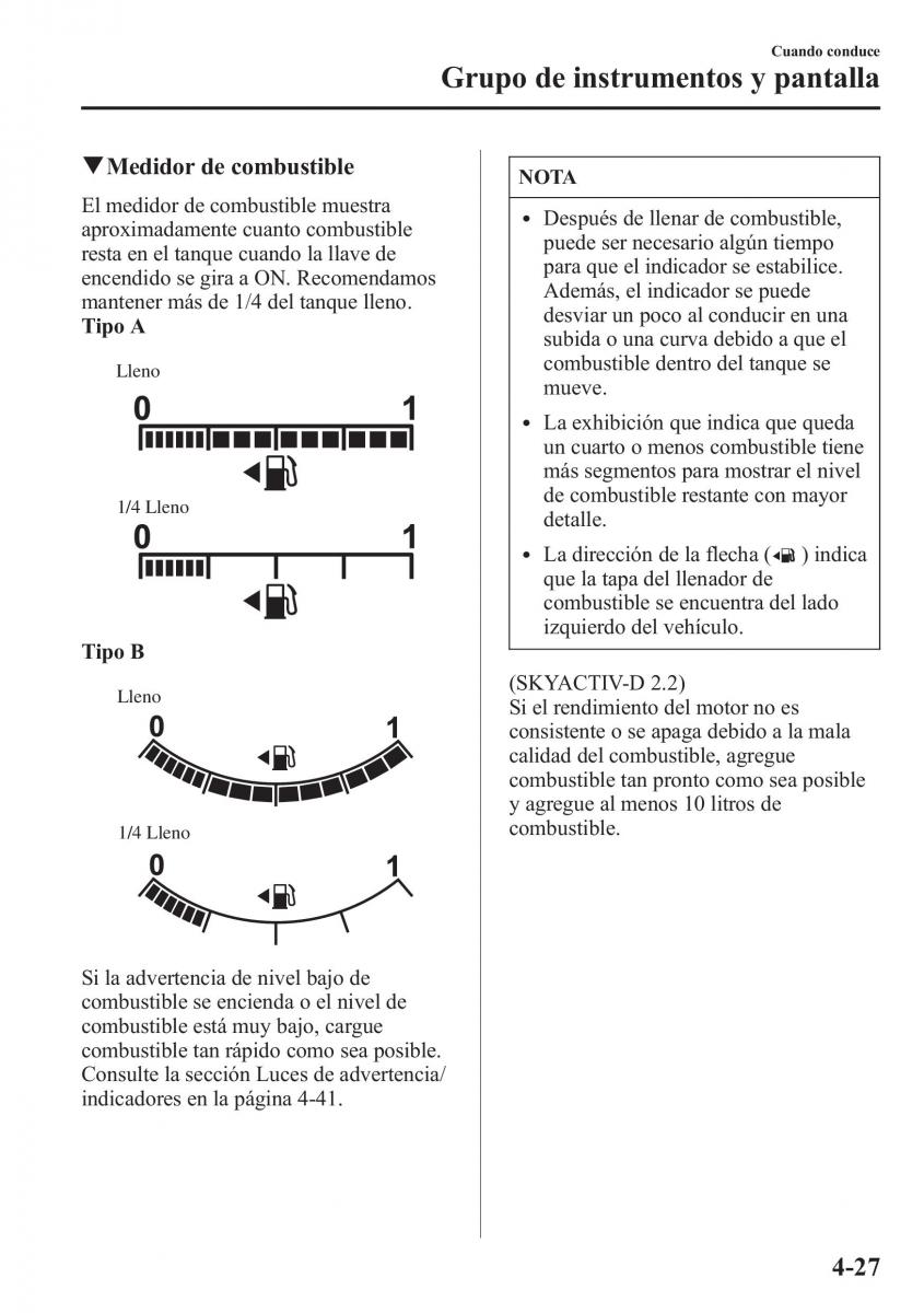 Mazda CX 5 manual del propietario / page 176