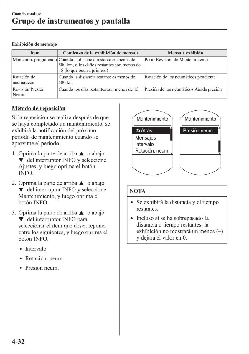 Mazda CX 5 manual del propietario / page 181