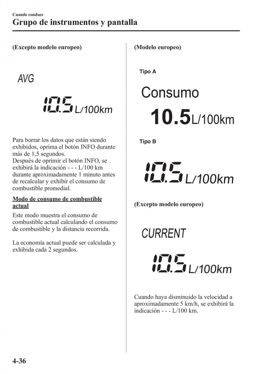 Mazda CX 5 manual del propietario / page 185