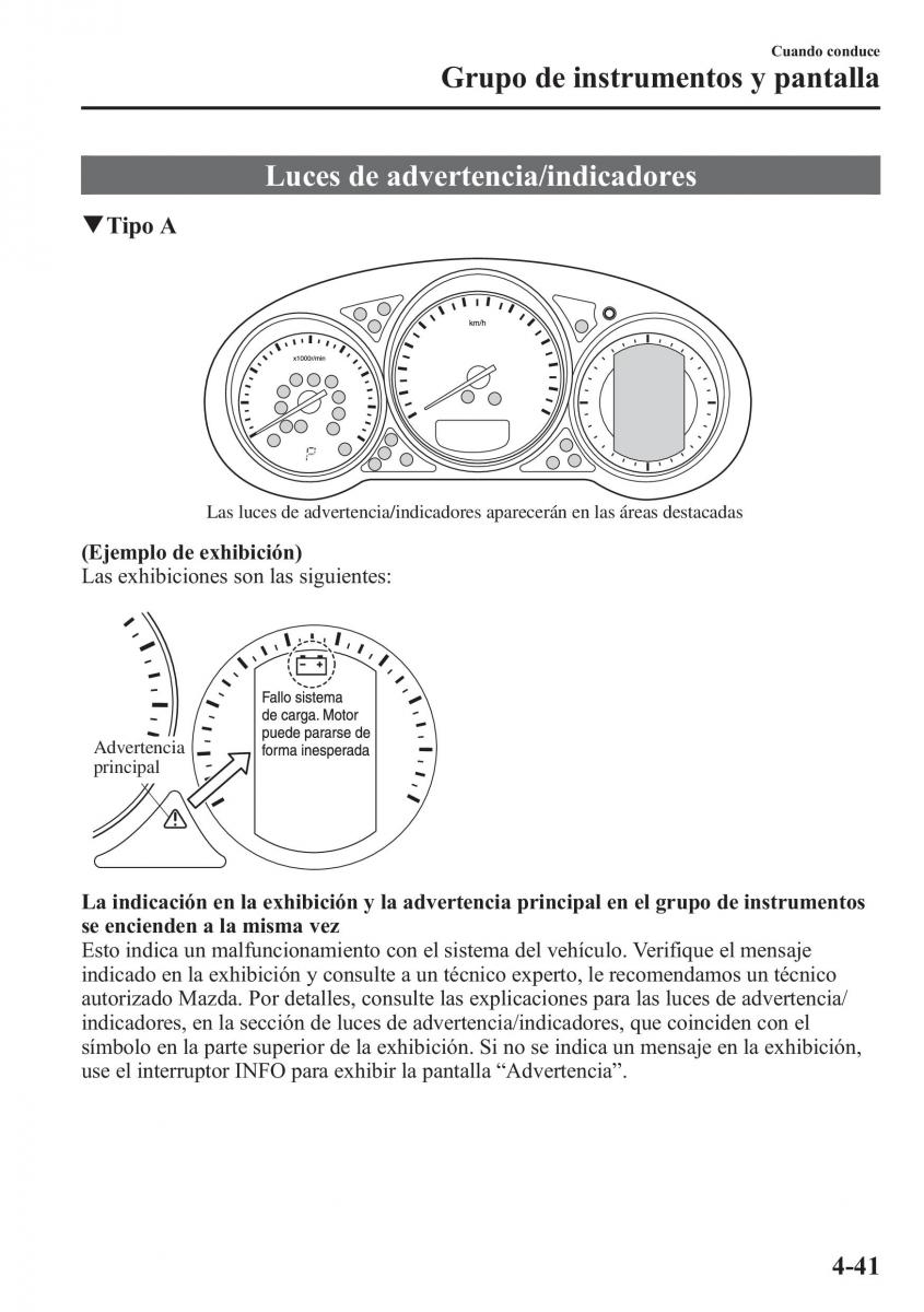 Mazda CX 5 manual del propietario / page 190