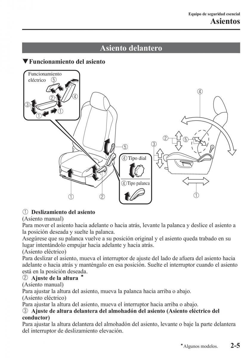 Mazda CX 5 manual del propietario / page 20