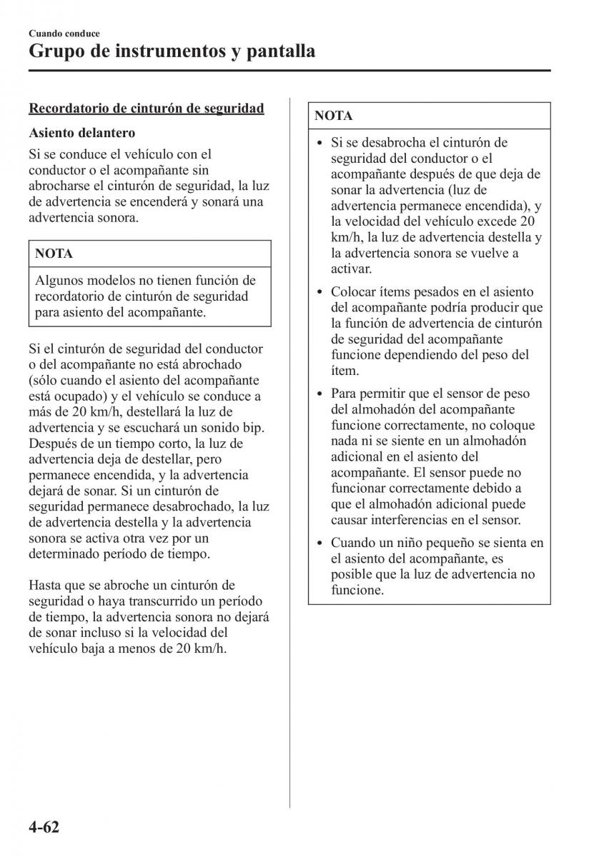 Mazda CX 5 manual del propietario / page 211