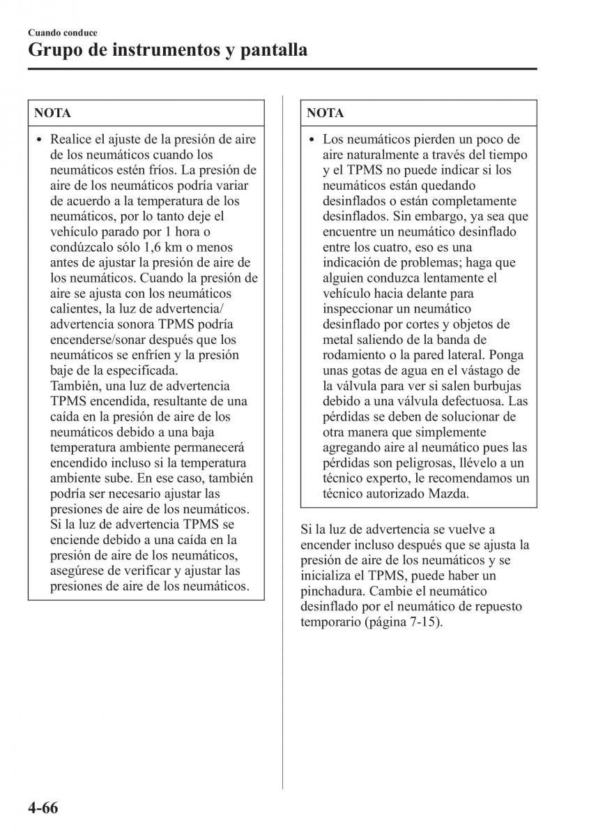 Mazda CX 5 manual del propietario / page 215