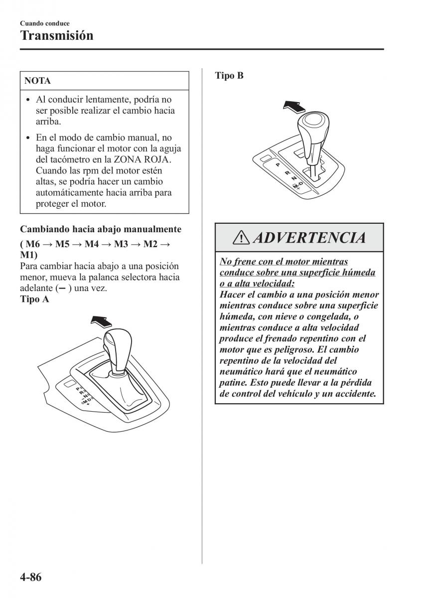 Mazda CX 5 manual del propietario / page 235