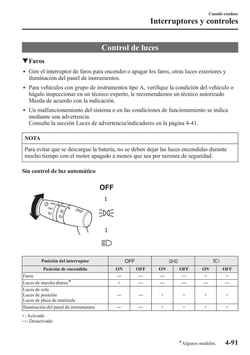 Mazda CX 5 manual del propietario / page 240