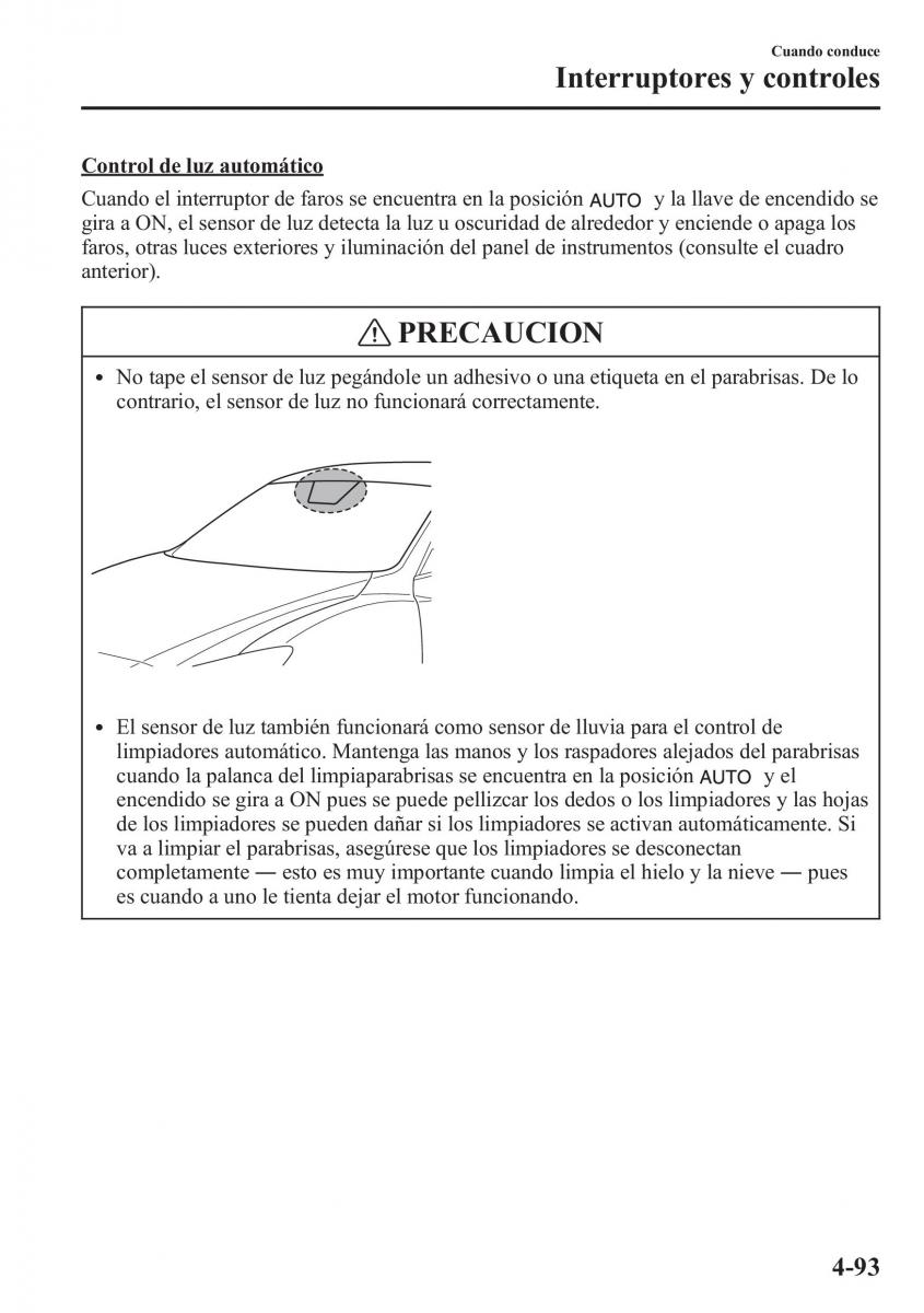 Mazda CX 5 manual del propietario / page 242