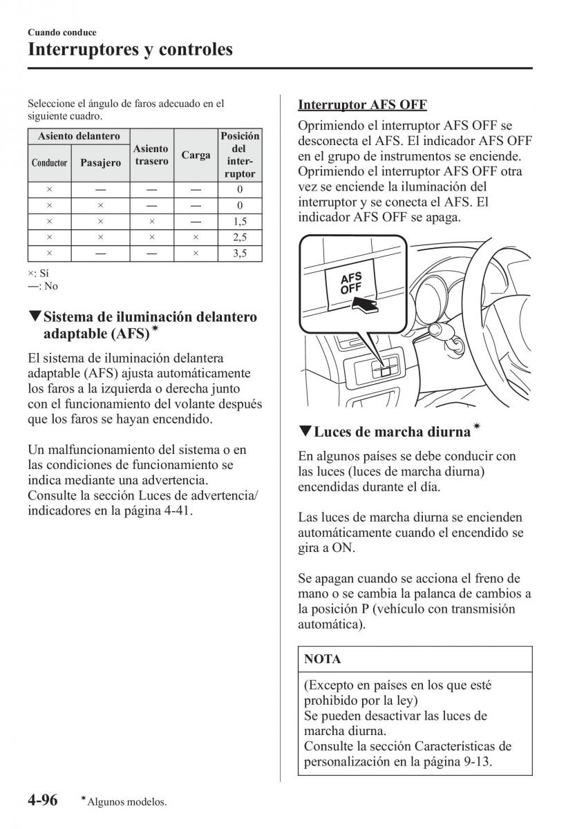 Mazda CX 5 manual del propietario / page 245