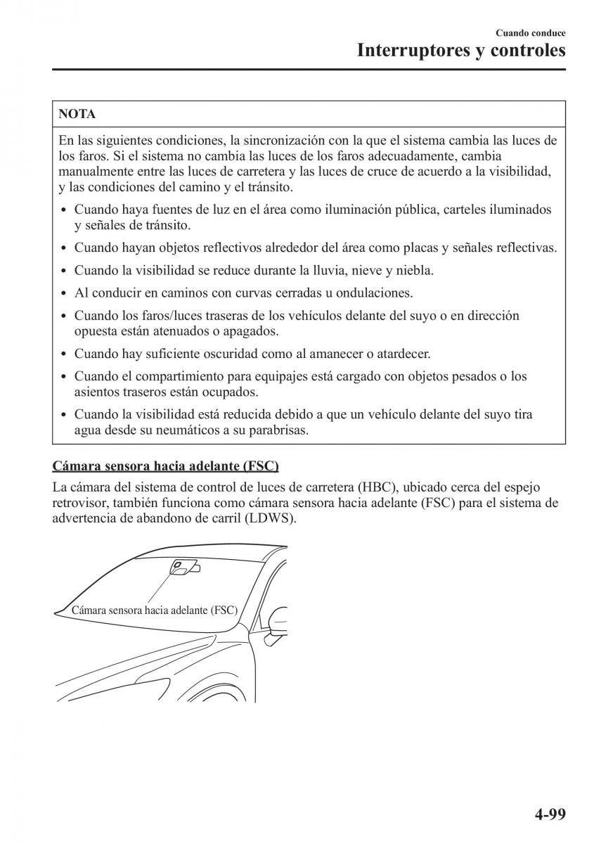 Mazda CX 5 manual del propietario / page 248