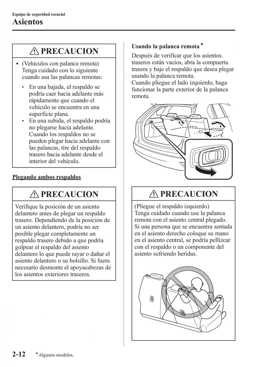 Mazda CX 5 manual del propietario / page 27