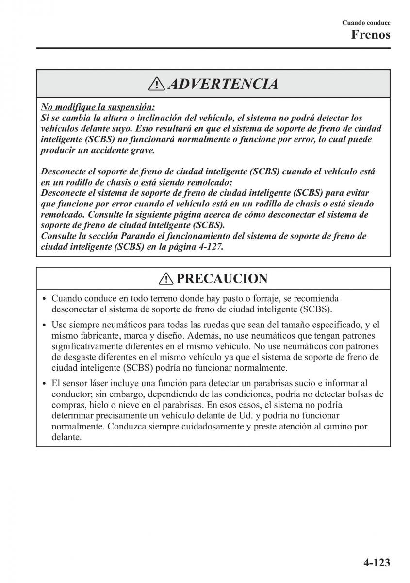 Mazda CX 5 manual del propietario / page 272