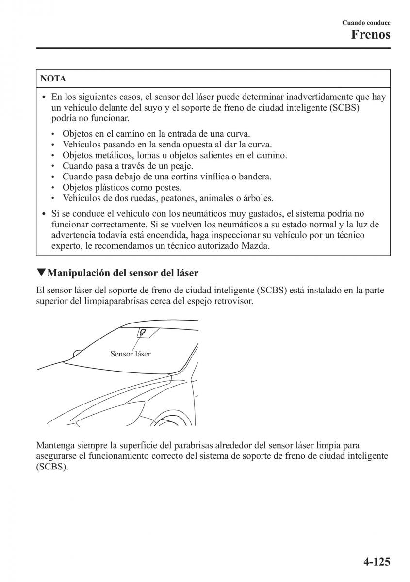 Mazda CX 5 manual del propietario / page 274