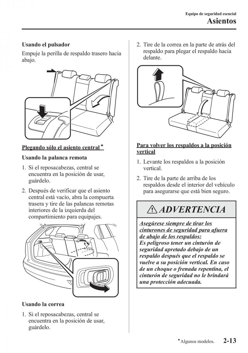 Mazda CX 5 manual del propietario / page 28