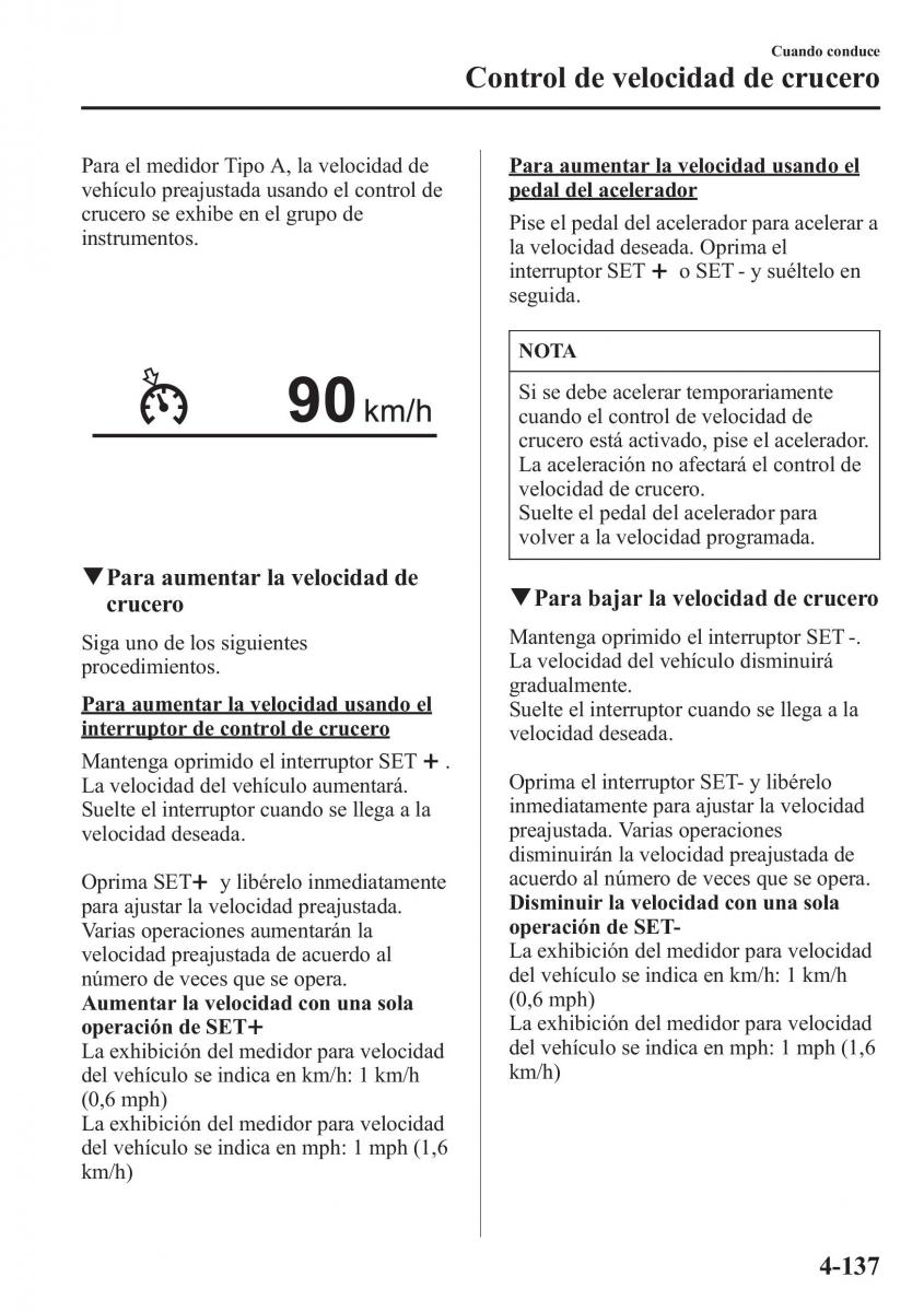 Mazda CX 5 manual del propietario / page 286