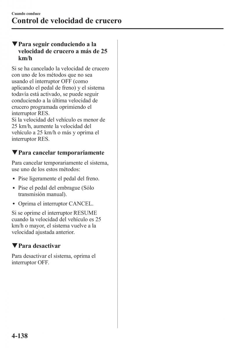 Mazda CX 5 manual del propietario / page 287