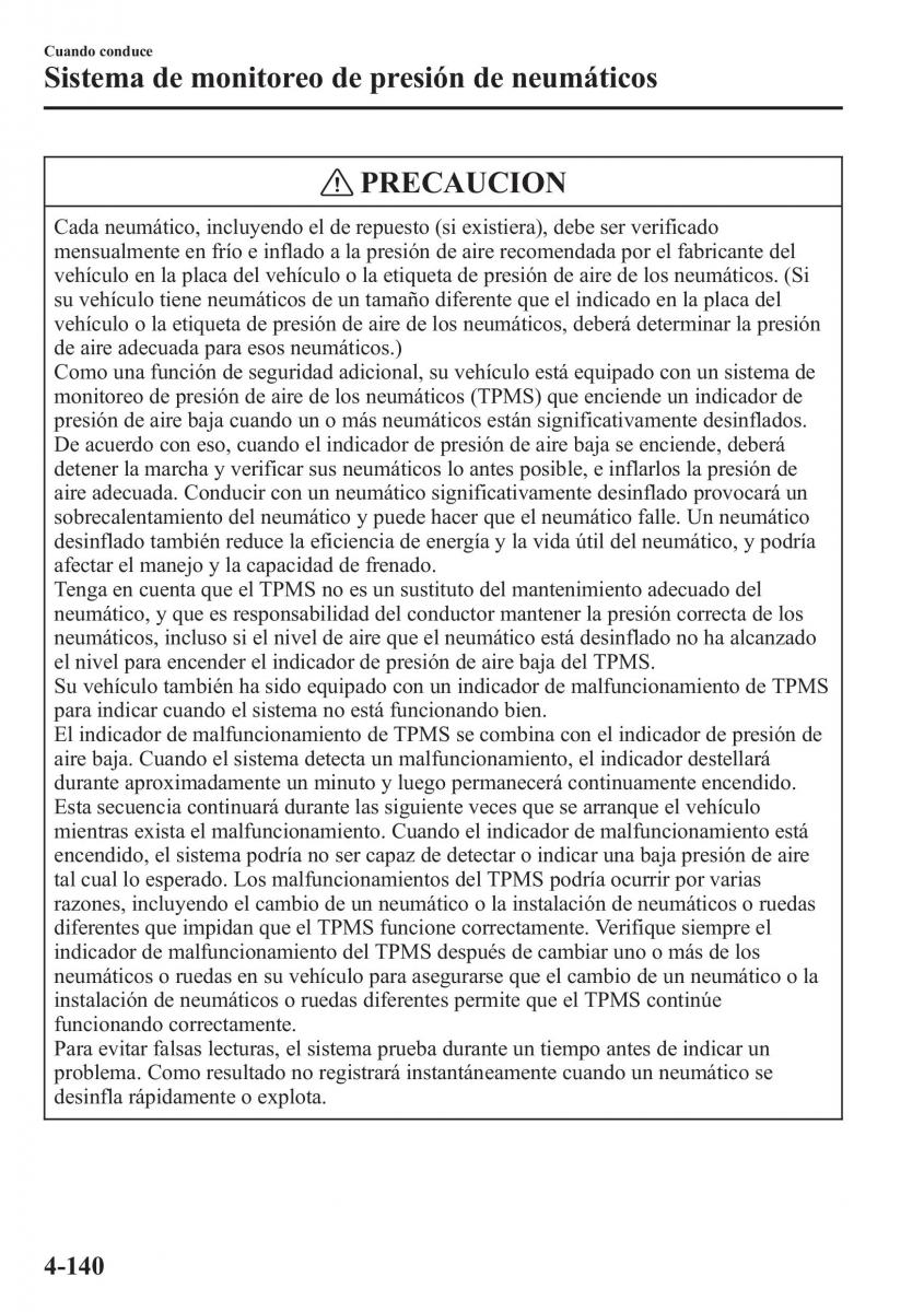 Mazda CX 5 manual del propietario / page 289