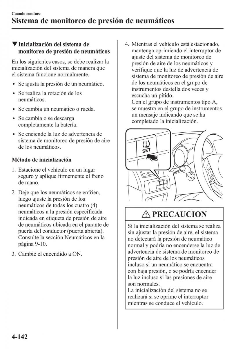 Mazda CX 5 manual del propietario / page 291