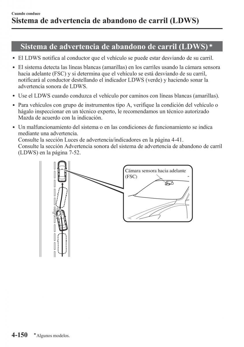 Mazda CX 5 manual del propietario / page 299