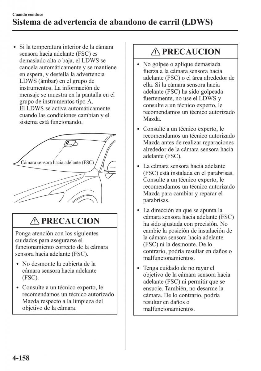 Mazda CX 5 manual del propietario / page 307