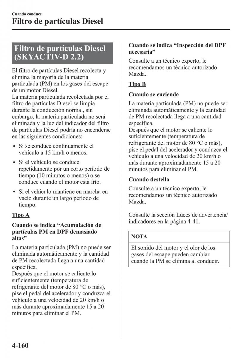 Mazda CX 5 manual del propietario / page 309