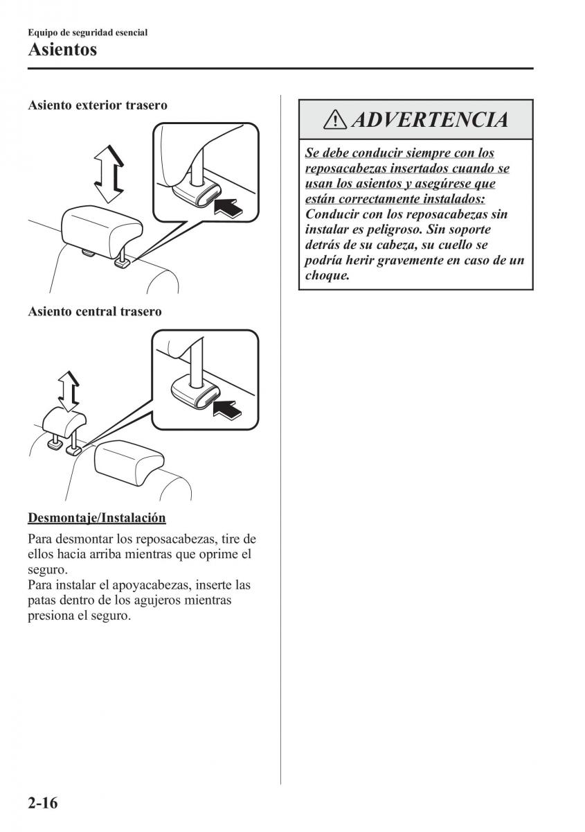 Mazda CX 5 manual del propietario / page 31