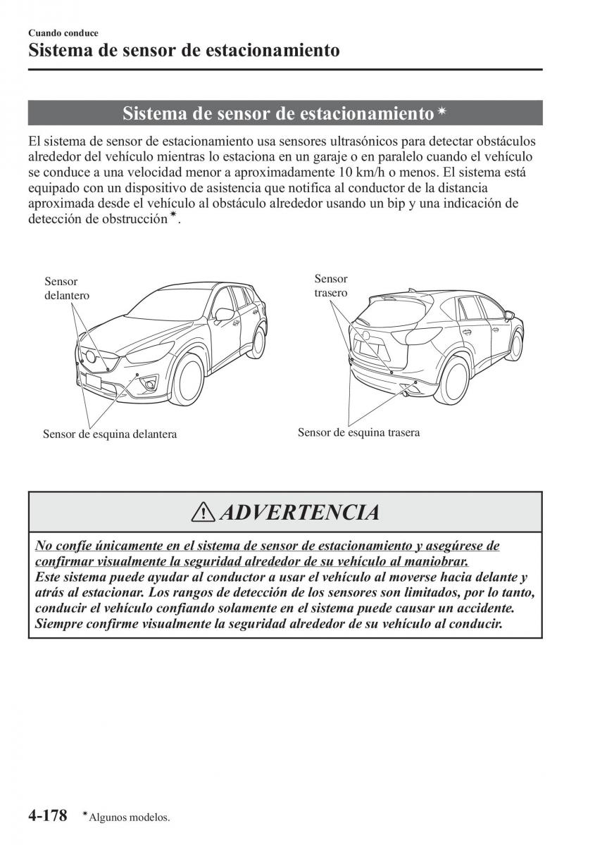 Mazda CX 5 manual del propietario / page 327