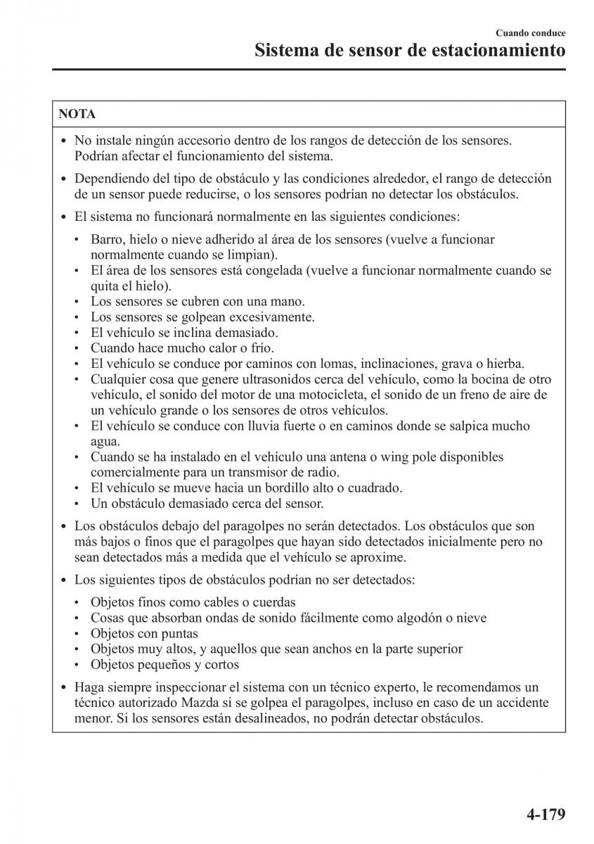 Mazda CX 5 manual del propietario / page 328