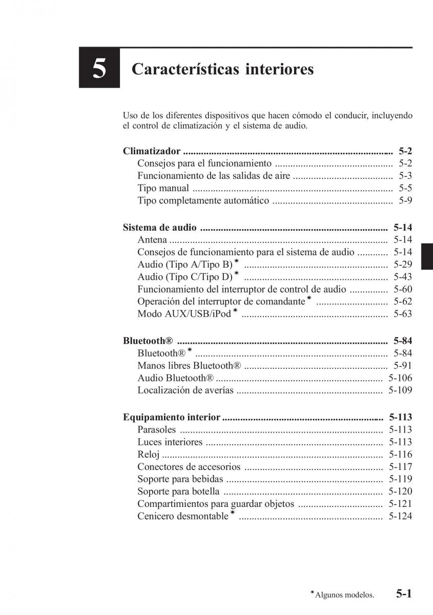 Mazda CX 5 manual del propietario / page 336