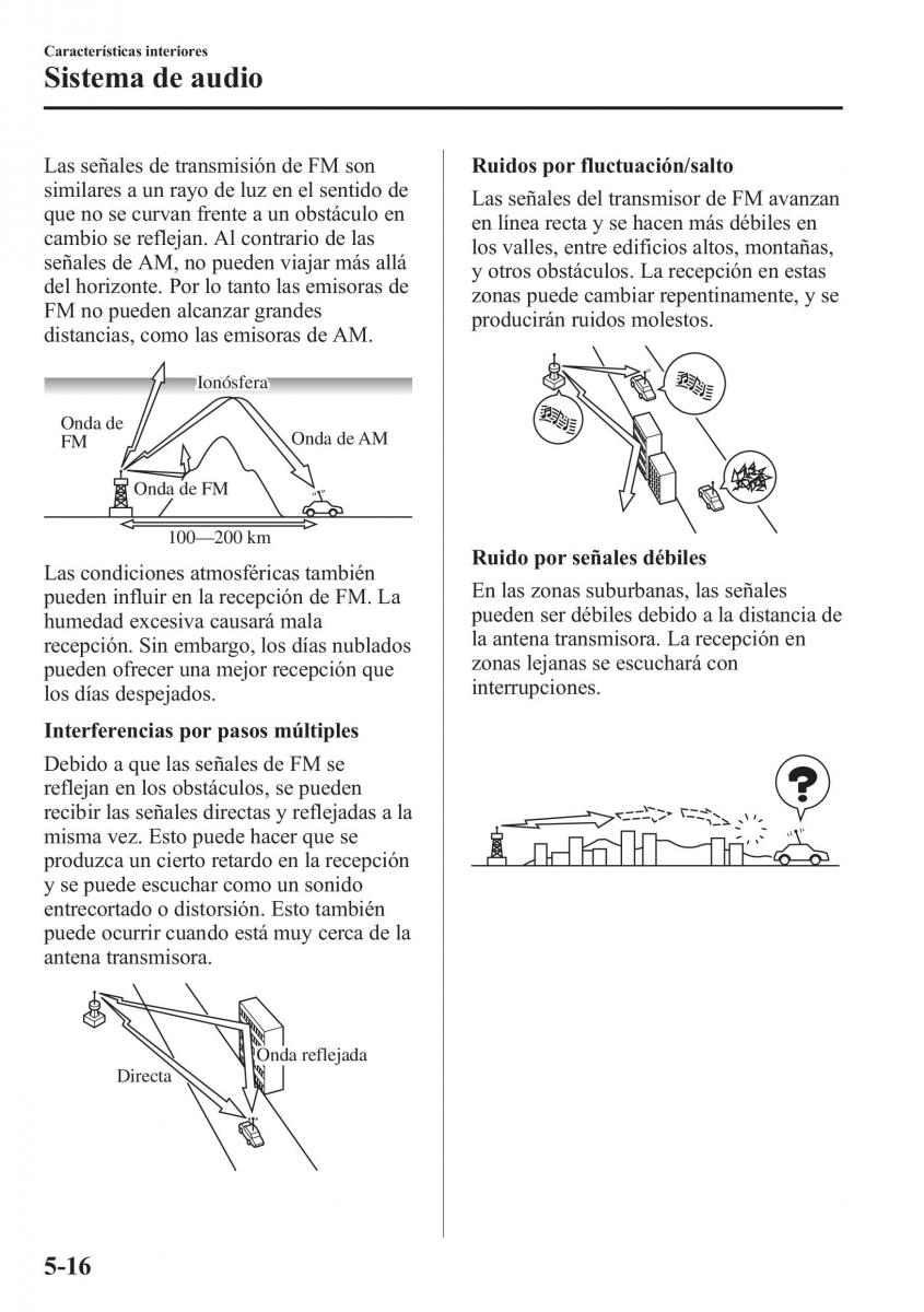 Mazda CX 5 manual del propietario / page 351