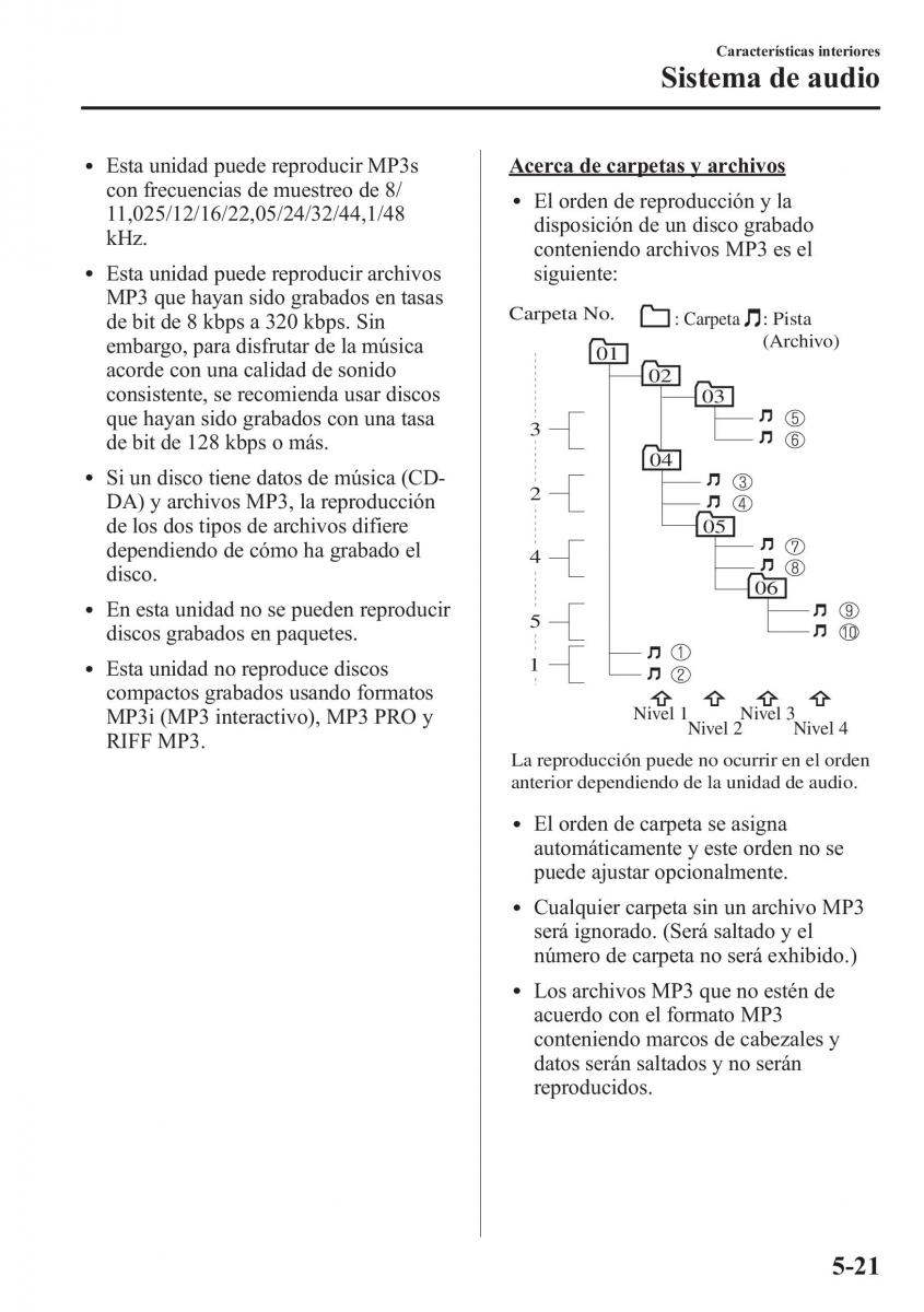 Mazda CX 5 manual del propietario / page 356