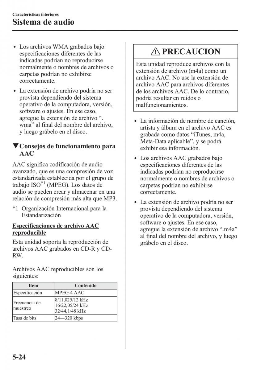 Mazda CX 5 manual del propietario / page 359