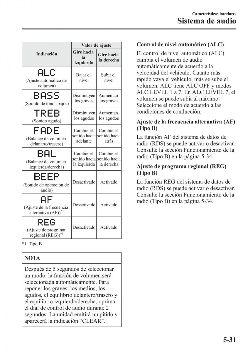 Mazda CX 5 manual del propietario / page 366